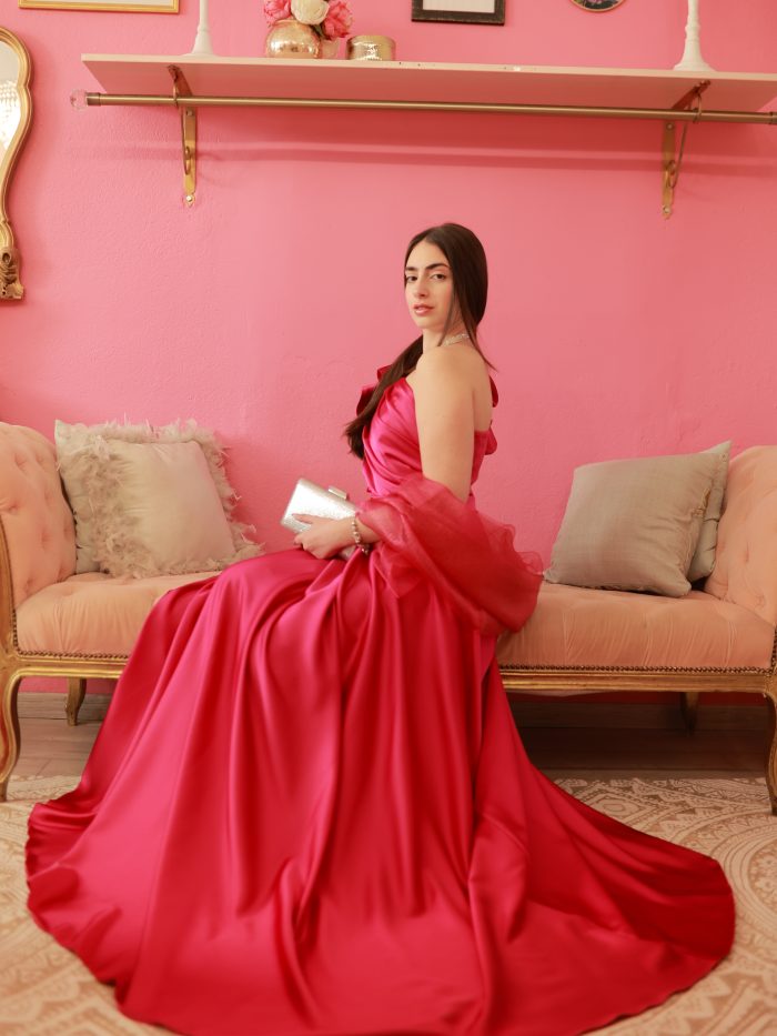 Mono Spalla Rouge raso - immagine 2