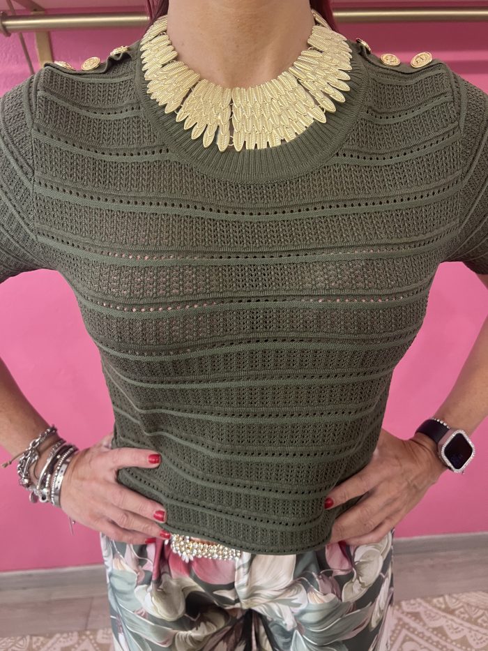 Maglia traforata
