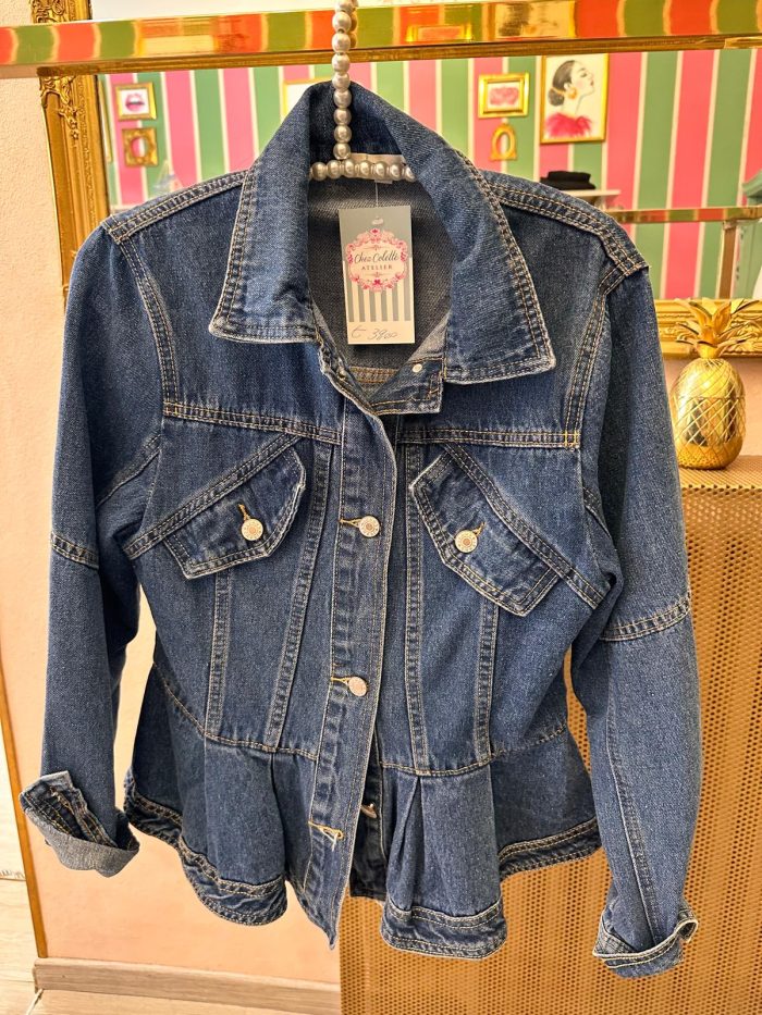 Giacca Jeans peplo