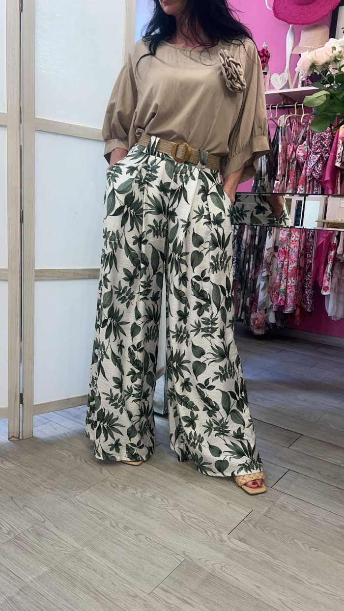 Pantalone tropici verde
