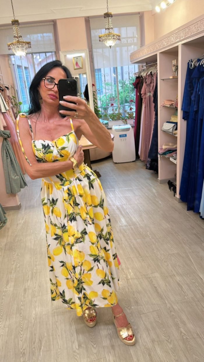 Abito  Limoni bustier