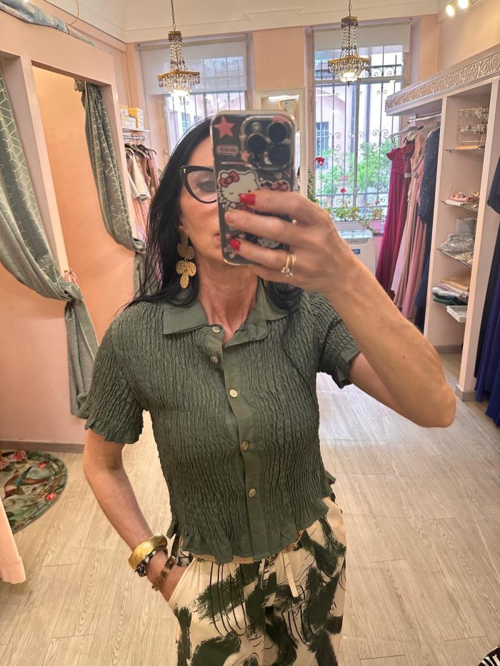 Maglia polo nido d'ape - immagine 2