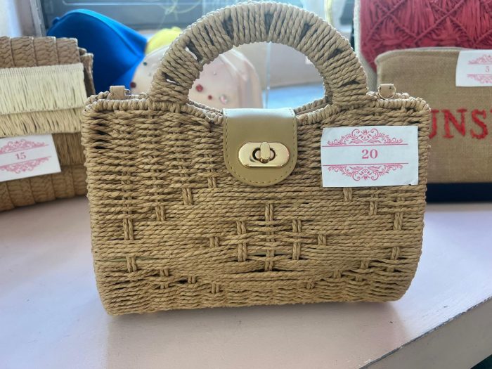 Borsa Kelly rafia - immagine 2