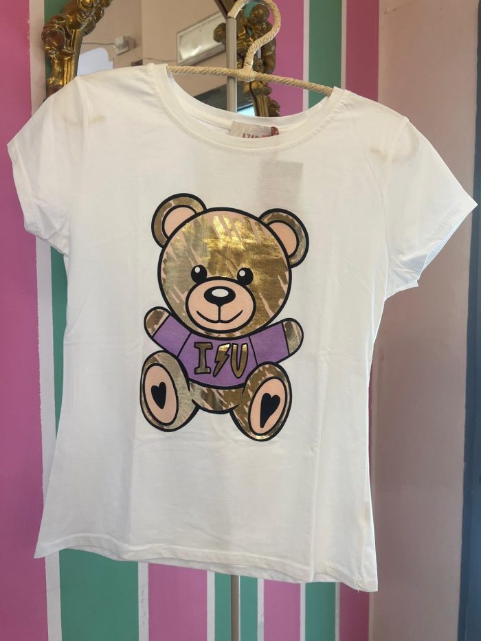 T-shirt orso viola