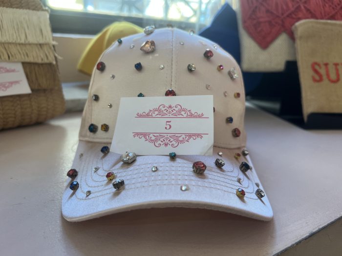 Cappello strass rosa