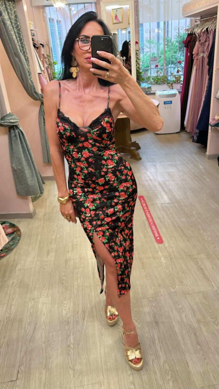 Abito sexy rose