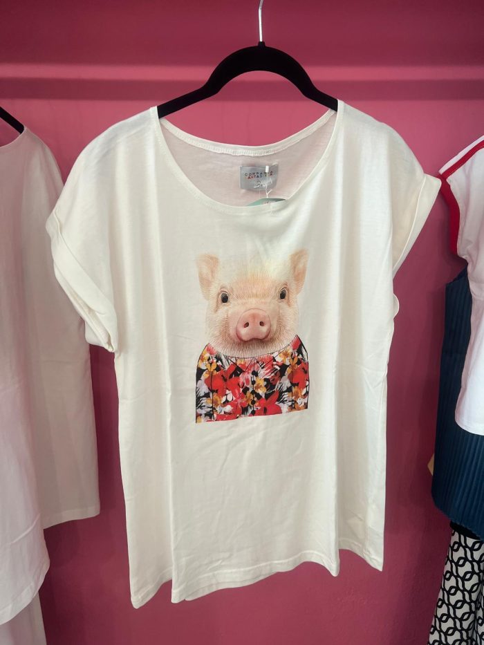 T shirt maialino