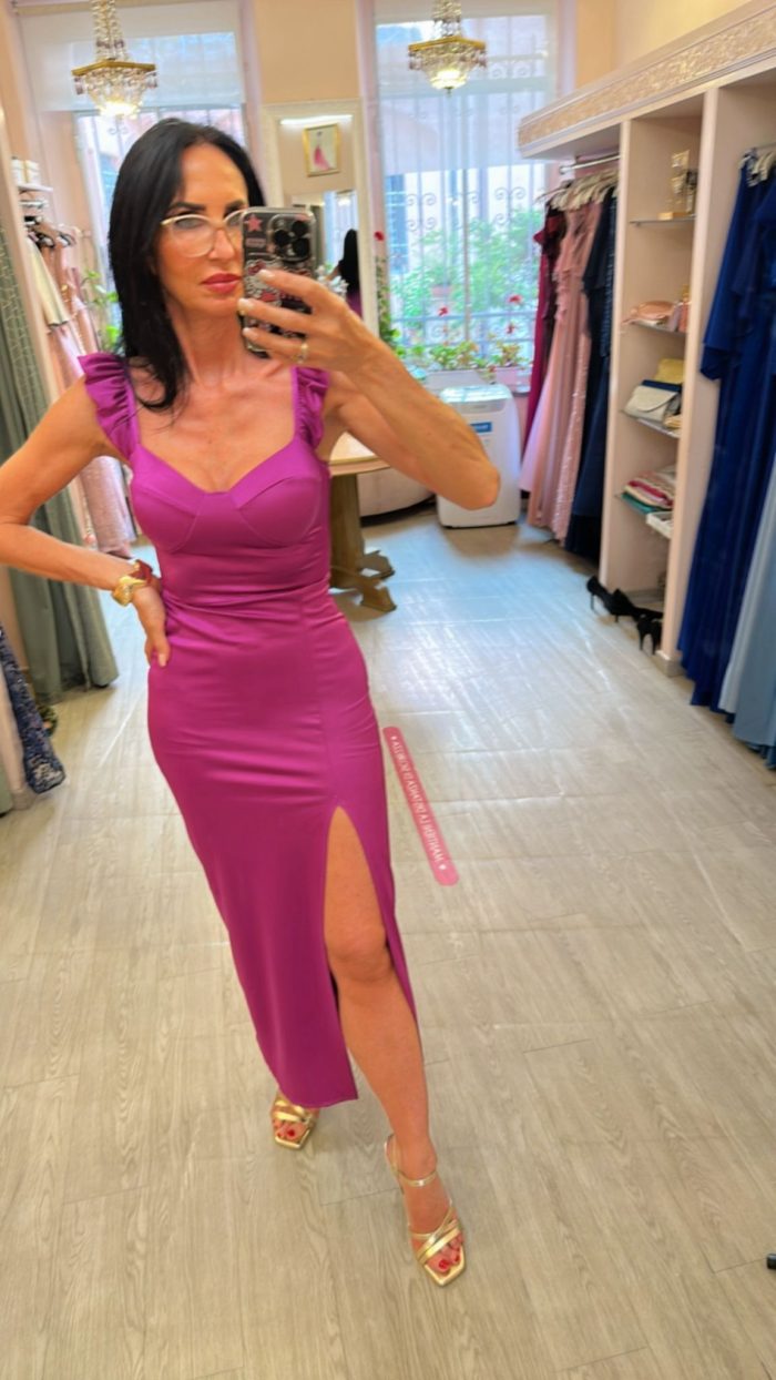 Abito glam viola
