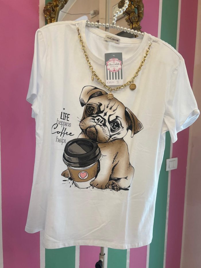 T-shirt cagnolino