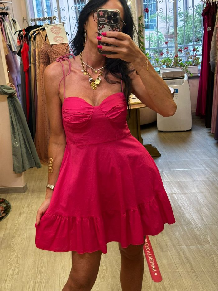 Abito Olga fuxia
