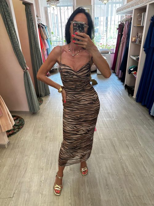 Abito tigre tulle