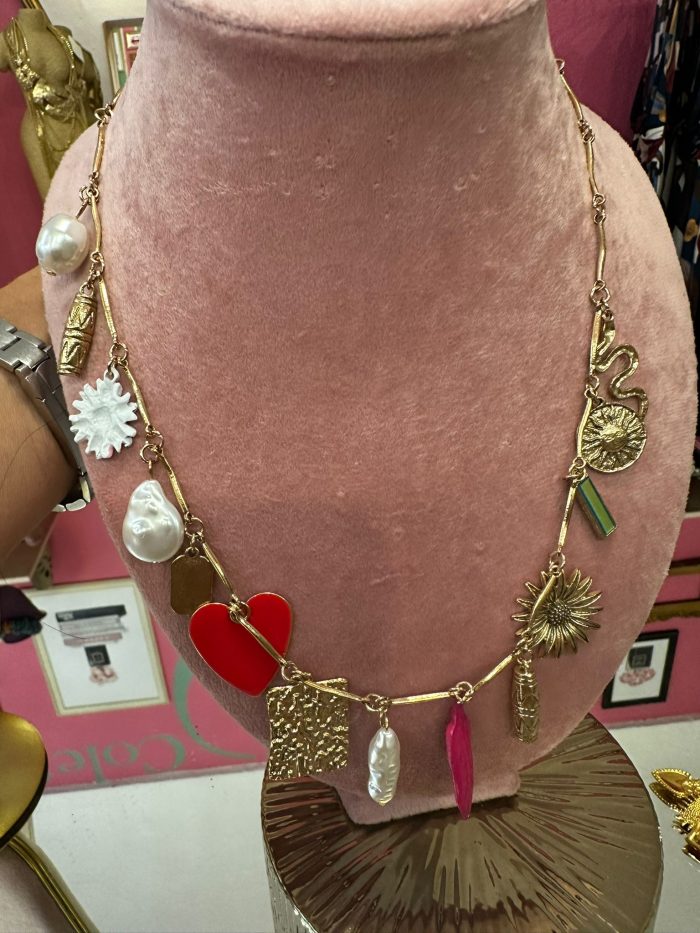 Collana duo ciondoli