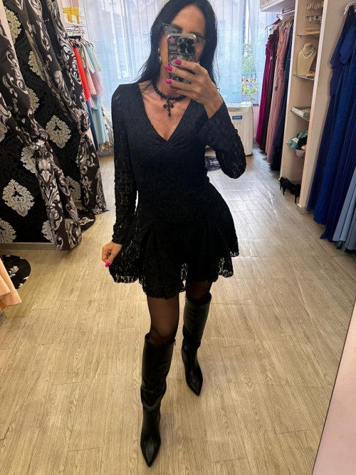 Abito lace nero