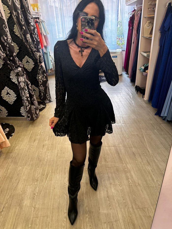 Abito lace nero