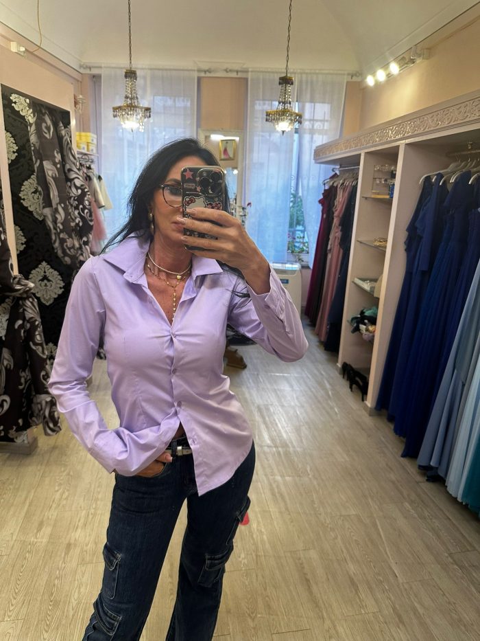 Camicia lilla