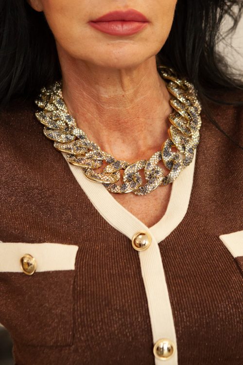 Collana catena Swaroski